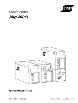 ESAB Mig 4001i Manuale utente