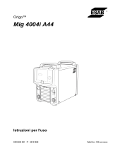 ESAB Mig 4004i A44 Manuale utente