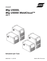 ESAB Mig U5000i, Mig U5000i WeldCloud™ Manuale utente
