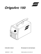 ESAB Origo™Arc 150, Origo™Arc 200 Manuale utente