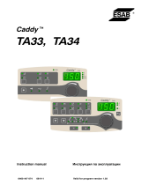 ESAB TA33, TA34 Caddy® Manuale utente