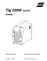 ESAB Tig 2200i AC/DC - Caddy® Tig 2200i AC/DC Manuale utente
