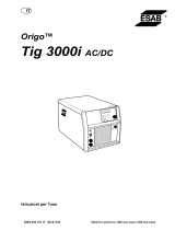 ESAB Tig 3000i AC/DC Manuale utente