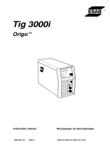 ESAB Origo Tig 3000i Manuale utente