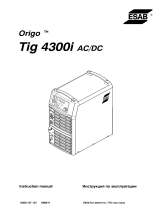 ESAB Tig 4300i AC/DC Manuale utente