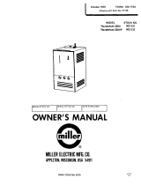 Miller THUNDERBOLT 225V Manuale del proprietario