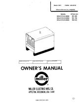Miller GOLDSTAR 600SS Manuale del proprietario