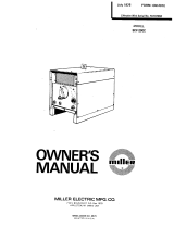 Miller HJ167650 Manuale del proprietario