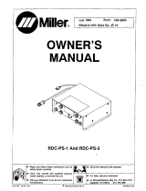 Miller RDC PS-1 Manuale del proprietario