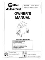 Miller Gold Seal Model 440 Manuale del proprietario
