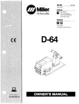Miller D-64 WIRE FEEDER Manuale del proprietario