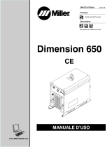 Miller DIMENSION 650 CE Manuale del proprietario