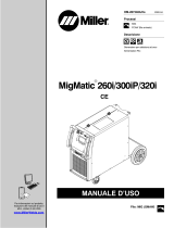 Miller MIGMATIC 260I, 300IP, 320I Manuale del proprietario