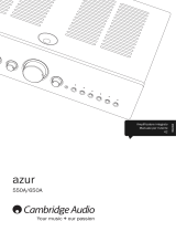 Cambridge Audio AZUR 650A Manuale utente