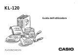 Casio KL-120 Manuale utente