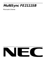 NEC MultiSync® FE2111SB Manuale del proprietario