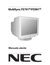 NEC MultiSync® FE791SB Manuale del proprietario