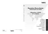 NEC PlasmaSync® 42XM5 Manuale del proprietario