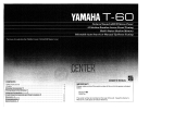 Yamaha T-60 Manuale del proprietario