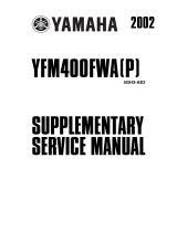 Yamaha 2002 YFM400FWA Manuale utente
