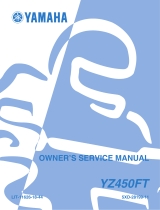 Yamaha Automobile YZ450FT Manuale utente