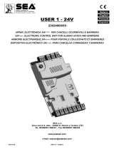 SEA USER1-24V Manuale del proprietario