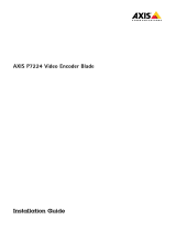 Axis P7224 Manuale utente