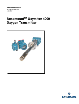 Rosemount Oxymitter 4000 O2 Transmitter-Rev 4.3 Manuale del proprietario