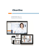 ClearOne Spontania Admin Manuale utente