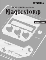Yamaha MagicStomp Manuale del proprietario