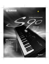 Yamaha S90 Scheda dati
