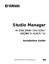 Yamaha Studio Manager Guida d'installazione