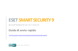 ESET SMART SECURITY Guida Rapida
