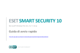 ESET SMART SECURITY Guida Rapida