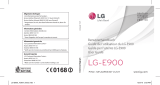 LG LGE900.AORFBK Manuale utente
