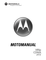 Motorola V65P CDMA PTT Manuale utente