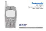 Panasonic Cell Phone EB-G51M Manuale utente