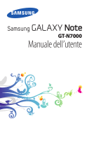 Samsung GT-N7000 Manuale utente