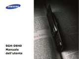 Samsung SGH-D840 Manuale utente