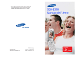 Samsung SGH-E310 Manuale utente