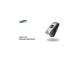 Samsung SGH-E770 Manuale utente