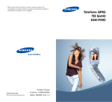 Samsung SGH-P400 Manuale utente