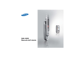 Samsung SGH-Z400 Manuale utente