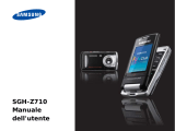 Samsung SGH-Z710 Manuale utente