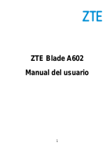 ZTE BLADE A602 Manuale utente