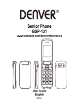 Denver GSP131 Senior Phone Manuale utente