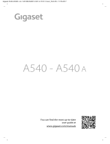 Gigaset A540 Manuale utente