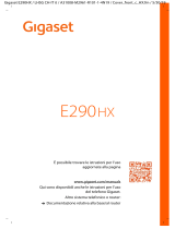 Gigaset E290HX Guida utente