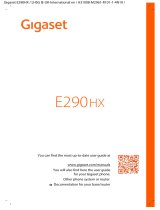 Gigaset E290HX Manuale del proprietario