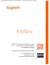 Gigaset E370HX Manuale utente